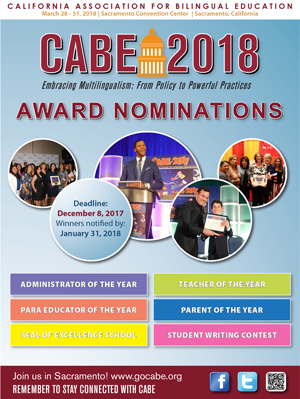 CABE 2018 Nominations